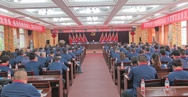 公司召開(kāi)“違規(guī)決策、違規(guī)投資、違規(guī)擔(dān)保、違規(guī)招投標(biāo)”專(zhuān)項(xiàng)整治動(dòng)員大會(huì)