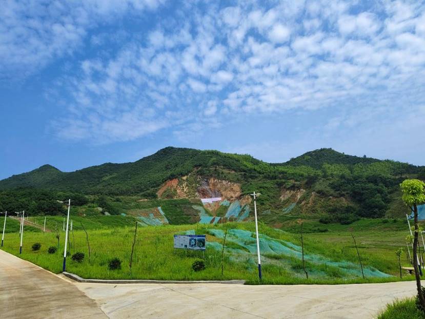 銅山、前山露天采坑復墾項目完成